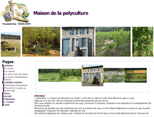 Tablet Screenshot of maisondelapolyculture.fr